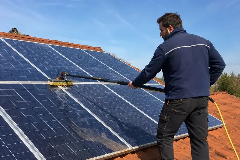 Nettoyage et entretien de panneaux solaires à Pinet